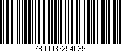 Código de barras (EAN, GTIN, SKU, ISBN): '7899033254039'