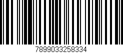 Código de barras (EAN, GTIN, SKU, ISBN): '7899033258334'