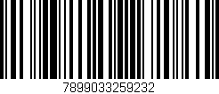 Código de barras (EAN, GTIN, SKU, ISBN): '7899033259232'
