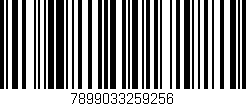 Código de barras (EAN, GTIN, SKU, ISBN): '7899033259256'