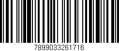 Código de barras (EAN, GTIN, SKU, ISBN): '7899033261716'