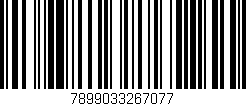 Código de barras (EAN, GTIN, SKU, ISBN): '7899033267077'