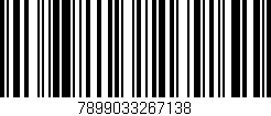 Código de barras (EAN, GTIN, SKU, ISBN): '7899033267138'
