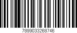 Código de barras (EAN, GTIN, SKU, ISBN): '7899033268746'