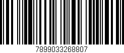Código de barras (EAN, GTIN, SKU, ISBN): '7899033268807'