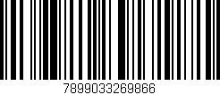 Código de barras (EAN, GTIN, SKU, ISBN): '7899033269866'