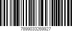 Código de barras (EAN, GTIN, SKU, ISBN): '7899033269927'