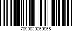 Código de barras (EAN, GTIN, SKU, ISBN): '7899033269965'
