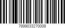 Código de barras (EAN, GTIN, SKU, ISBN): '7899033270008'