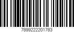 Código de barras (EAN, GTIN, SKU, ISBN): '7899222201783'