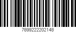 Código de barras (EAN, GTIN, SKU, ISBN): '7899222202148'