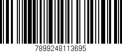 Código de barras (EAN, GTIN, SKU, ISBN): '7899248113695'