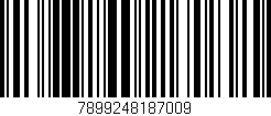 Código de barras (EAN, GTIN, SKU, ISBN): '7899248187009'