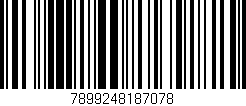 Código de barras (EAN, GTIN, SKU, ISBN): '7899248187078'