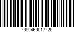 Código de barras (EAN, GTIN, SKU, ISBN): '7899468017728'
