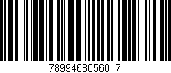 Código de barras (EAN, GTIN, SKU, ISBN): '7899468056017'