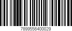Código de barras (EAN, GTIN, SKU, ISBN): '7899556400029'