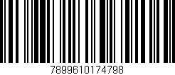 Código de barras (EAN, GTIN, SKU, ISBN): '7899610174798'
