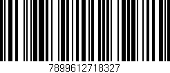 Código de barras (EAN, GTIN, SKU, ISBN): '7899612718327'