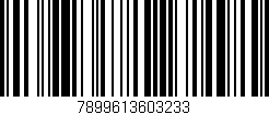 Código de barras (EAN, GTIN, SKU, ISBN): '7899613603233'