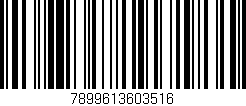 Código de barras (EAN, GTIN, SKU, ISBN): '7899613603516'