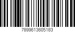Código de barras (EAN, GTIN, SKU, ISBN): '7899613605183'