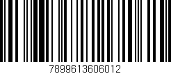 Código de barras (EAN, GTIN, SKU, ISBN): '7899613606012'