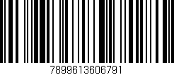 Código de barras (EAN, GTIN, SKU, ISBN): '7899613606791'