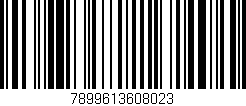Código de barras (EAN, GTIN, SKU, ISBN): '7899613608023'