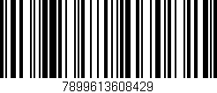 Código de barras (EAN, GTIN, SKU, ISBN): '7899613608429'