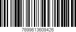 Código de barras (EAN, GTIN, SKU, ISBN): '7899613609426'