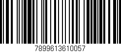 Código de barras (EAN, GTIN, SKU, ISBN): '7899613610057'