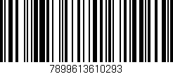 Código de barras (EAN, GTIN, SKU, ISBN): '7899613610293'