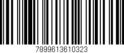 Código de barras (EAN, GTIN, SKU, ISBN): '7899613610323'