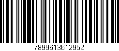 Código de barras (EAN, GTIN, SKU, ISBN): '7899613612952'