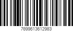 Código de barras (EAN, GTIN, SKU, ISBN): '7899613612983'