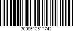 Código de barras (EAN, GTIN, SKU, ISBN): '7899613617742'
