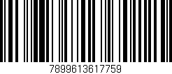 Código de barras (EAN, GTIN, SKU, ISBN): '7899613617759'