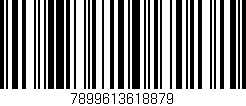 Código de barras (EAN, GTIN, SKU, ISBN): '7899613618879'