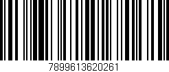 Código de barras (EAN, GTIN, SKU, ISBN): '7899613620261'