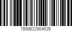 Código de barras (EAN, GTIN, SKU, ISBN): '7899622604535'