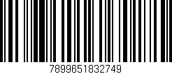 Código de barras (EAN, GTIN, SKU, ISBN): '7899651832749'