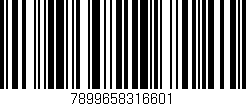 Código de barras (EAN, GTIN, SKU, ISBN): '7899658316601'
