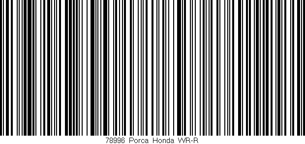 Código de barras (EAN, GTIN, SKU, ISBN): '78996_Porca_Honda_WR-R'