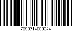 Código de barras (EAN, GTIN, SKU, ISBN): '7899714000344'