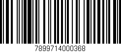 Código de barras (EAN, GTIN, SKU, ISBN): '7899714000368'