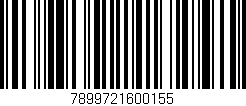 Código de barras (EAN, GTIN, SKU, ISBN): '7899721600155'
