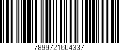 Código de barras (EAN, GTIN, SKU, ISBN): '7899721604337'