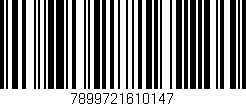 Código de barras (EAN, GTIN, SKU, ISBN): '7899721610147'