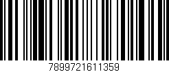 Código de barras (EAN, GTIN, SKU, ISBN): '7899721611359'